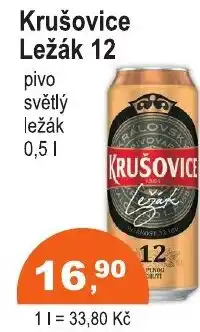 COOP DISKONT Krušovice Ležák 12 nabídka