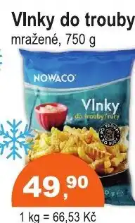 COOP DISKONT NOWACO Vlnky do trouby nabídka