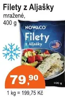 COOP DISKONT NOWACO Filety z Aljašky nabídka
