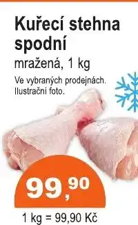 COOP DISKONT Kuřecí stehna spodní mražená nabídka