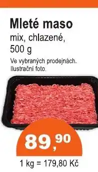 COOP DISKONT Mleté maso nabídka