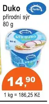 COOP DISKONT Ranko Duko přírodní sýr nabídka