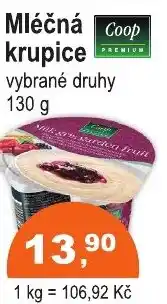 COOP DISKONT Mléčná krupice nabídka