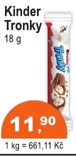 COOP DISKONT Kinder Tronky nabídka