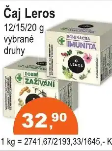 COOP DISKONT Čaj Leros nabídka