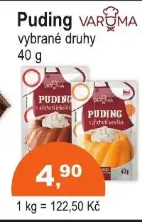 COOP DISKONT Varoma Puding nabídka