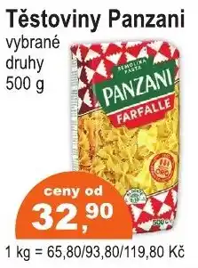 COOP DISKONT Těstoviny Panzani nabídka