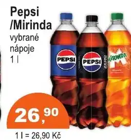 COOP DISKONT Pepsi /Mirinda nabídka
