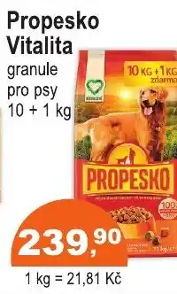 COOP DISKONT Propesko Vitalita granule pro psy nabídka