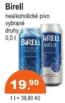 COOP DISKONT Birell nealkoholické pivo nabídka