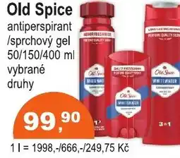 COOP DISKONT Old Spice antiperspirant /sprchový gel nabídka
