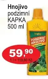 COOP DISKONT Hnojivo podzimní KAPKA nabídka
