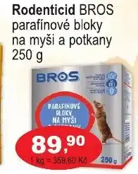 COOP DISKONT Rodenticid BROS parafínové bloky na myši a potkany nabídka