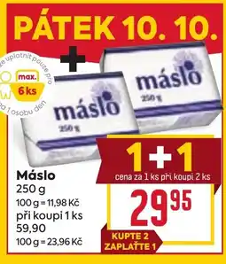 Billa Máslo nabídka