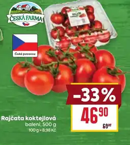 Billa Rajčata koktejlová nabídka