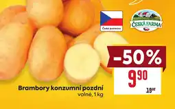 Billa Brambory konzumní pozdní nabídka