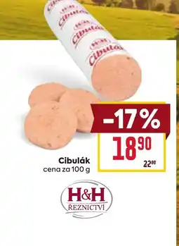 Billa Cibulák nabídka