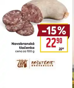 Billa Novobranská tlačenka nabídka