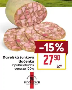 Billa Davelská šunková tlačenka nabídka