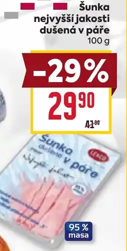 Billa Šunka nejvyšší jakosti dušená v páře nabídka