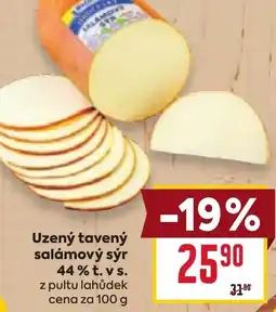 Billa Uzený tavený salámový sýr 44% t. v s. nabídka