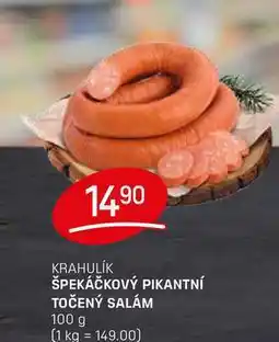 Flop ŠPEKÁČKOVÝ PIKANTNÍ TOČENÝ SALÁM 100 g nabídka