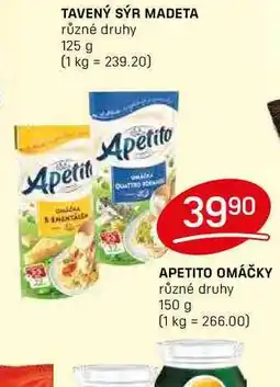 Flop APETITO OMÁČKY různé druhy 150 g nabídka