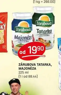 Flop ZÁRUBOVA TATARKA, MAJONÉZA 225 ml nabídka
