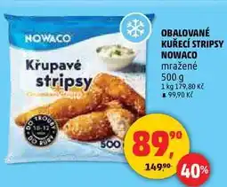 Penny Market OBALOVANÉ KUŘECÍ STRIPSY NOWACO, 500 g nabídka