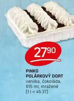 Flop PINKO POLÁRKOVÝ DORT vanilka, čokoláda. 615 ml, mražené nabídka