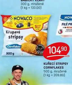 Flop KUŘECÍ STRIPSY CORNFLAKES 500 g, mražené nabídka
