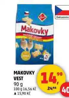 Penny Market MAKOVKY VEST, 90 g nabídka