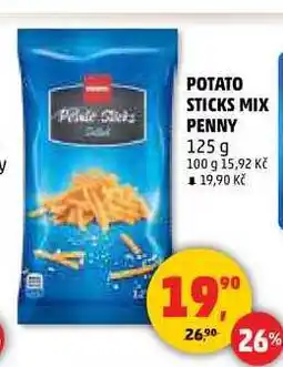 Penny Market POTATO STICKS MIX PENNY, 125 g nabídka