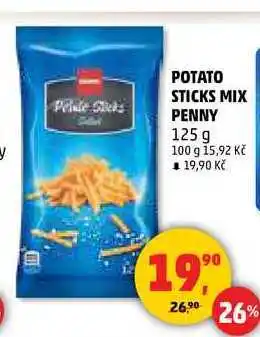 Penny Market POTATO STICKS MIX PENNY, 125 g nabídka