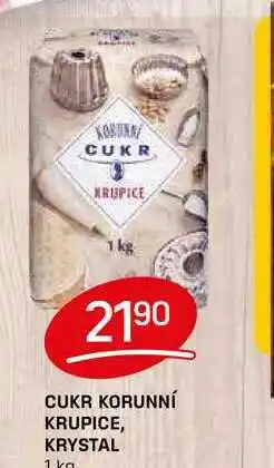 Flop CUKR KORUNNÍ KRUPICE, KRYSTAL 1 kg nabídka