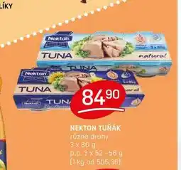Flop NEKTON TUŇÁK různé druhy 3 x 80 g nabídka