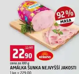 Terno AMÁLKA ŠUNKA NEJVYŠŠÍ JAKOSTI 100 g nabídka