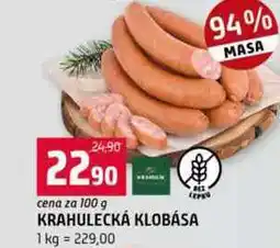 Terno KRAHULECKÁ KLOBÁSA 100 g nabídka