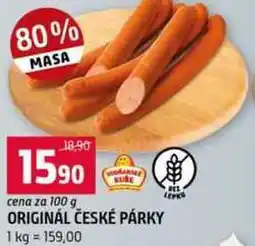 Terno ORIGINÁL ČESKÉ PÁRKY 100 g nabídka