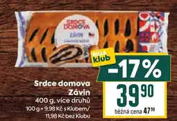 Billa Srdce domova Závin nabídka