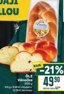Billa ÖLZ Vánočka nabídka
