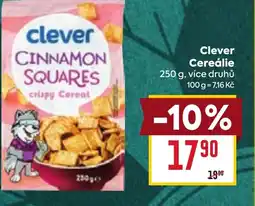 Billa Clever Cereálie nabídka