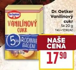 Billa Dr. Oetker Vanilinový cukr nabídka