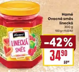 Billa Hamé Ovocná směs linecká nabídka