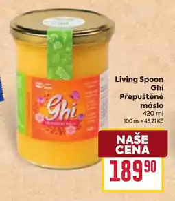Billa Living Spoon Ghí Přepuštěné máslo nabídka