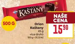 Billa Orion Kaštany nabídka