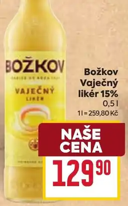 Billa Božkov Vaječný likér 15% nabídka