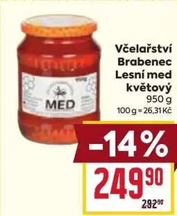 Billa Včelařství Brabenec Lesní med květový nabídka