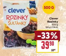 Billa Clever Rozinky nabídka
