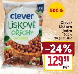 Billa Clever Lísková jádra nabídka